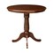 International Concepts Round 36 in Rd Top Pedestal Table, 12 in Leaf, 34.9 inH, Adjustable Height, Espresso, 36 in W, 48 in L K581-36RXT-6B - alternate 4
